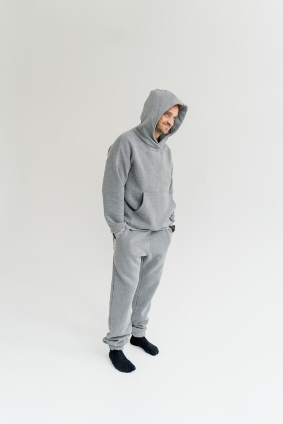 unisex hoodie with a pocket Vyrai  - 6